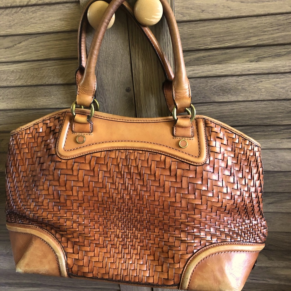 Cole Haan Woven Leather Bag